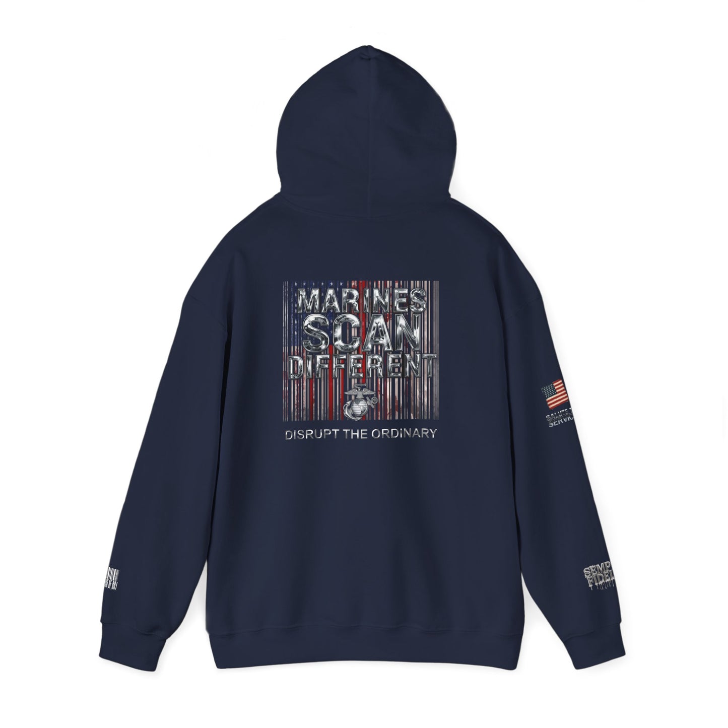 Marines Scan Different Hoodie Sweatshirt for Freedom Lovers, Unisex Casual Gear, Perfect for Veterans Day, Memorial Day, Fourth of July [...]