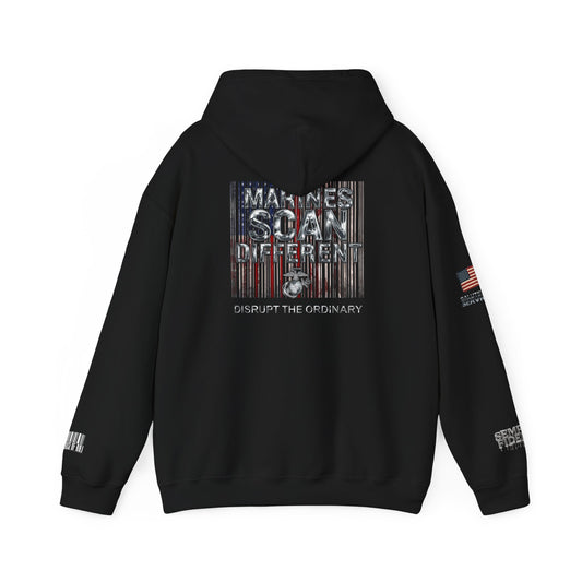 Marines Scan Different Hoodie Sweatshirt for Freedom Lovers, Unisex Casual Gear, Perfect for Veterans Day, Memorial Day, Fourth of July [...]