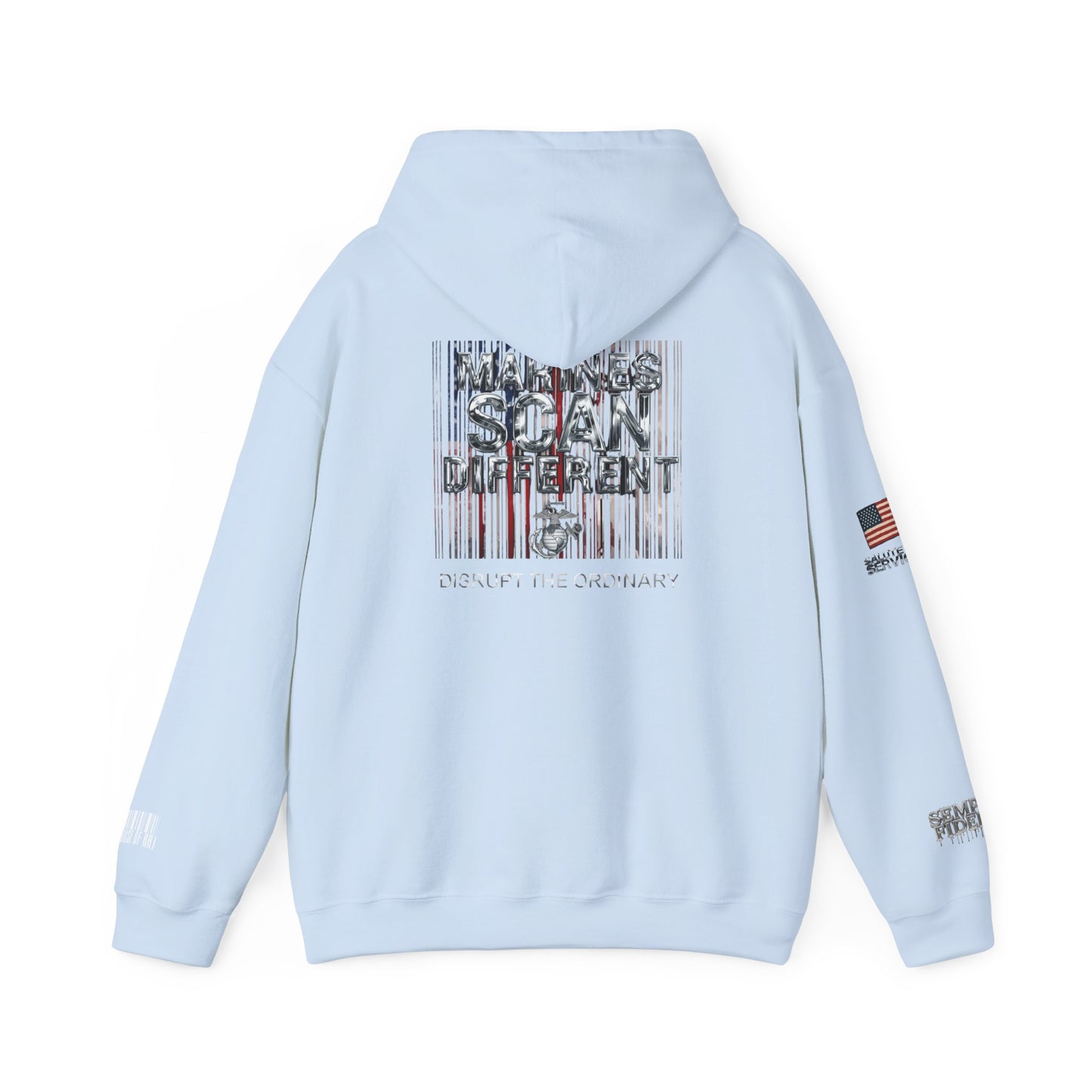 Marines Scan Different Hoodie Sweatshirt for Freedom Lovers, Unisex Casual Gear, Perfect for Veterans Day, Memorial Day, Fourth of July [...]