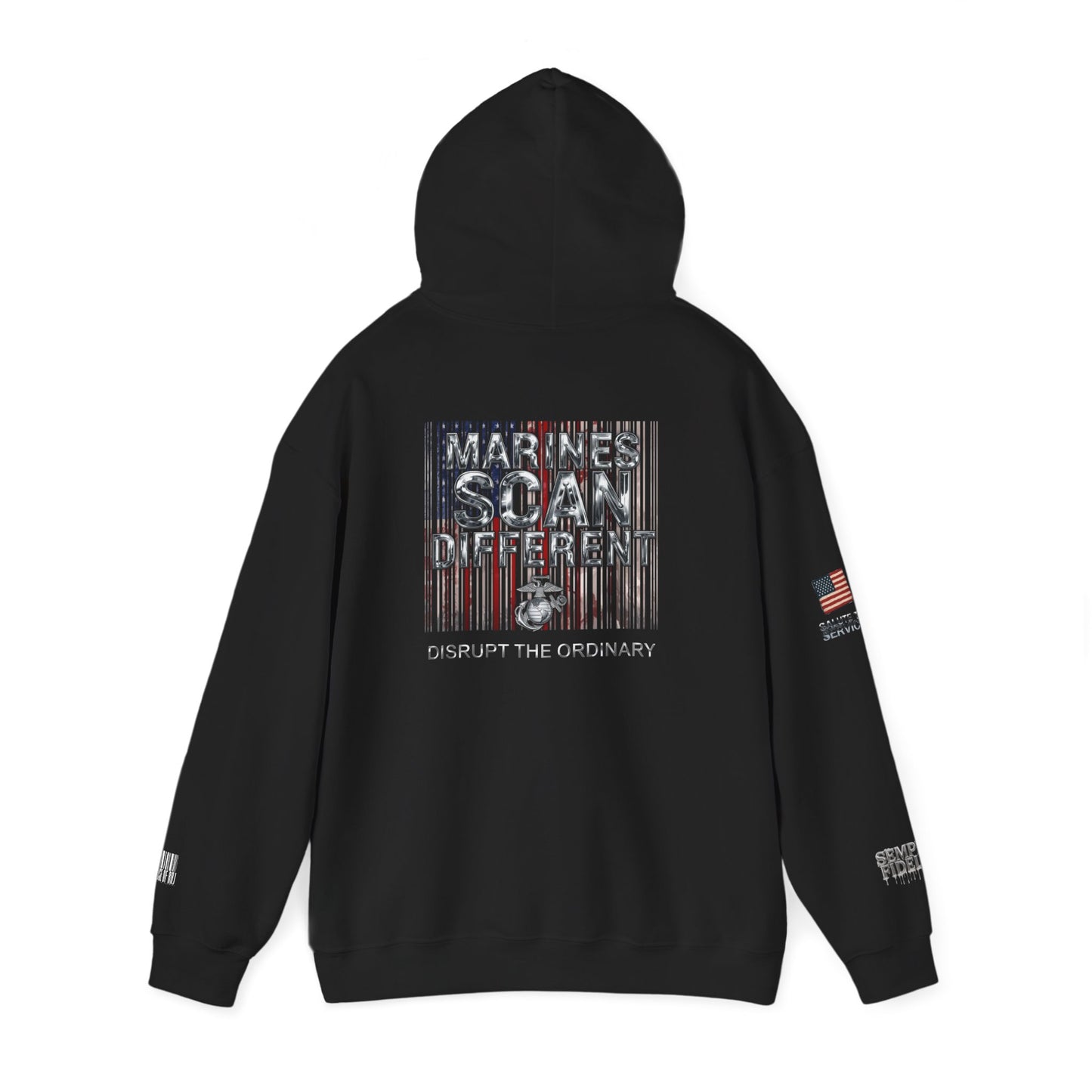 Marines Scan Different Hoodie Sweatshirt for Freedom Lovers, Unisex Casual Gear, Perfect for Veterans Day, Memorial Day, Fourth of July [...]