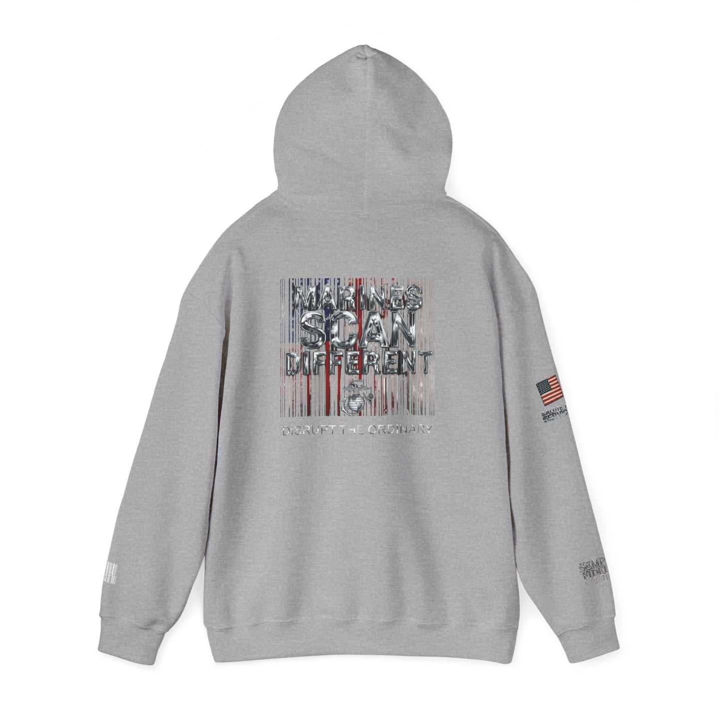 Marines Scan Different Hoodie Sweatshirt for Freedom Lovers, Unisex Casual Gear, Perfect for Veterans Day, Memorial Day, Fourth of July [...]