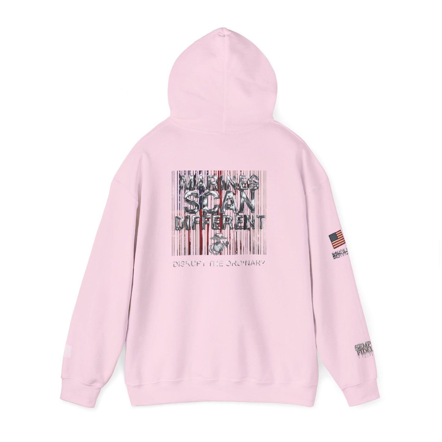Marines Scan Different Hoodie Sweatshirt for Freedom Lovers, Unisex Casual Gear, Perfect for Veterans Day, Memorial Day, Fourth of July [...]