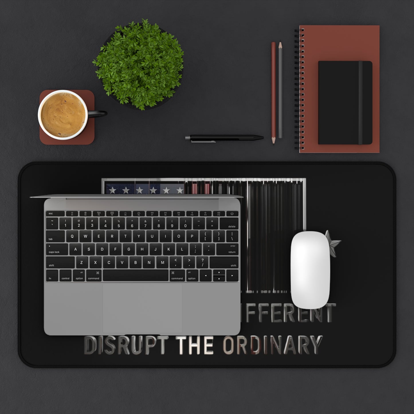House of Raj Army Scans Different Desk Mat: Unique Army Scans Design, Stylish Office Decor, Gamer Gift, Patriotic Desk Accessory, Home Office Must-Have