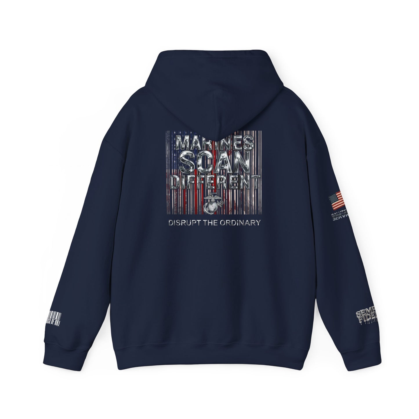 Marines Scan Different Hoodie Sweatshirt for Freedom Lovers, Unisex Casual Gear, Perfect for Veterans Day, Memorial Day, Fourth of July [...]