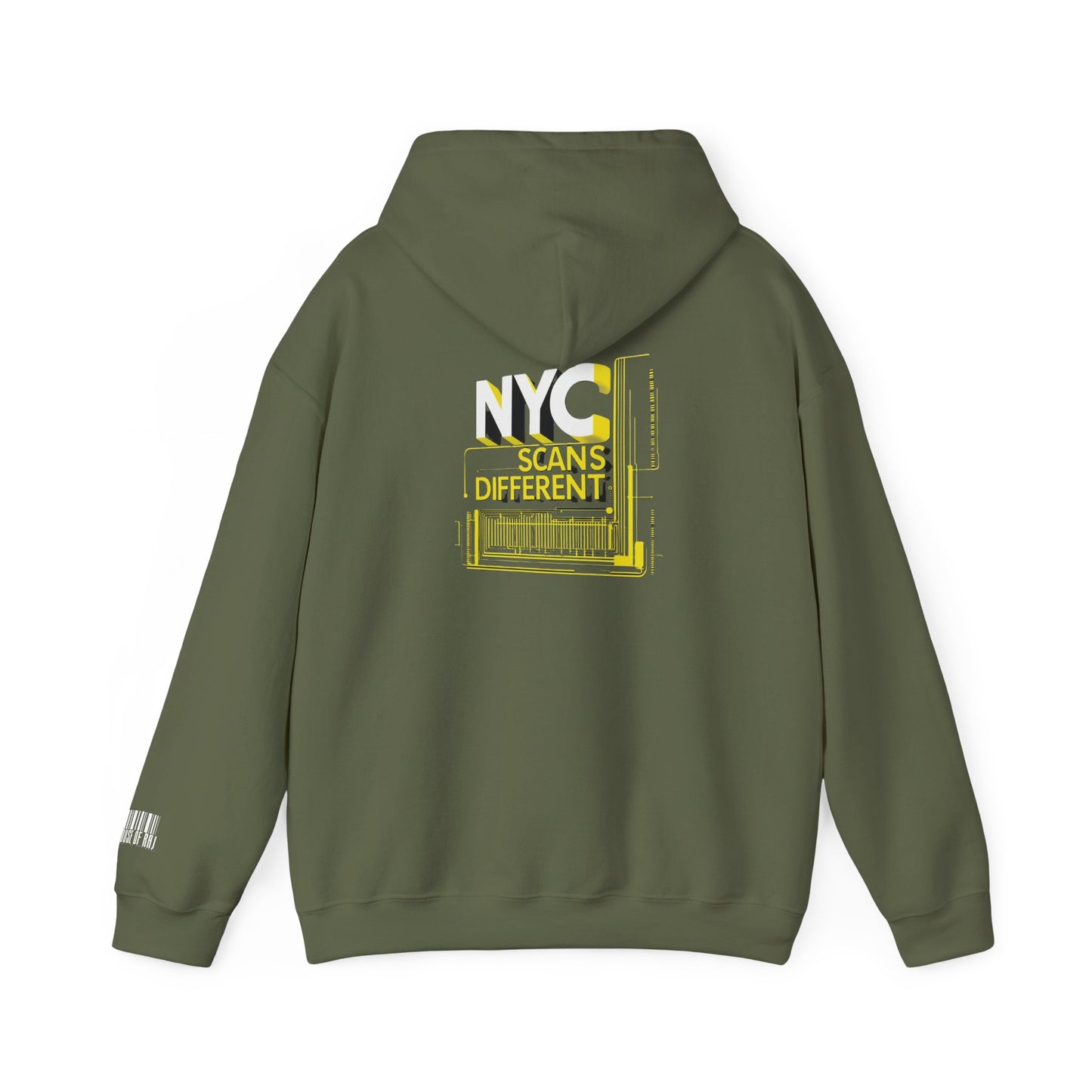 House of Raj – NYC Scans Different Hoodie Unisex, Streetwear, Casual Wear, Gift for Him & Her, Hoodie for Fall, Trendy Fashion