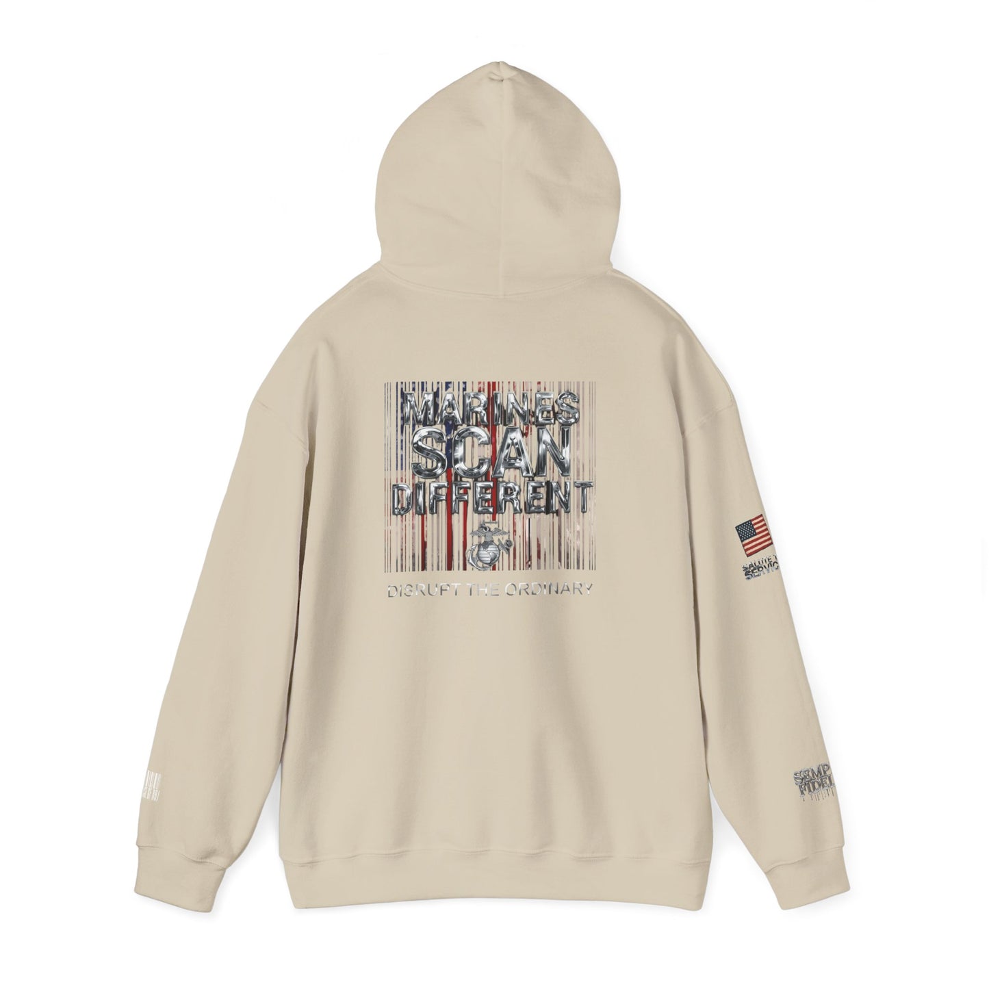 Marines Scan Different Hoodie Sweatshirt for Freedom Lovers, Unisex Casual Gear, Perfect for Veterans Day, Memorial Day, Fourth of July [...]