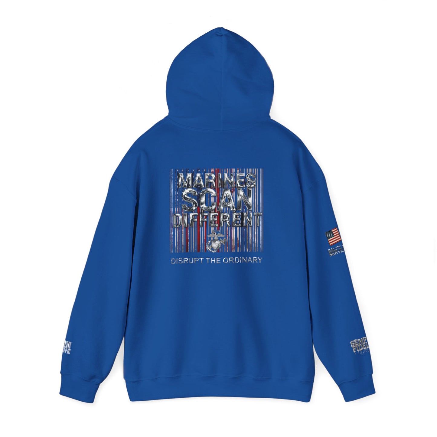 Marines Scan Different Hoodie Sweatshirt for Freedom Lovers, Unisex Casual Gear, Perfect for Veterans Day, Memorial Day, Fourth of July [...]