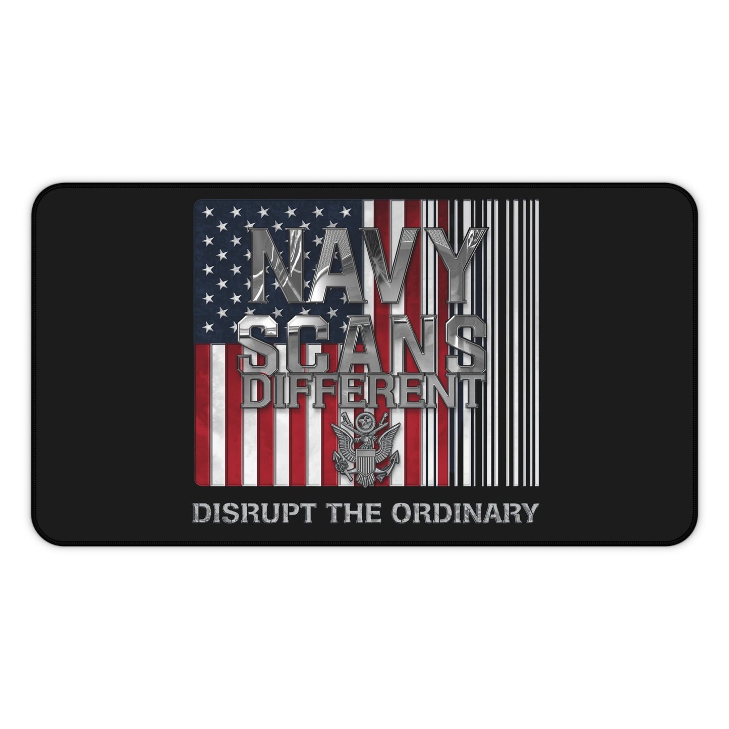 Navy Scans Different Desk Mat - Unique Office Decor, Military Gift, Gaming, Work From Home, Custom Mouse Pad