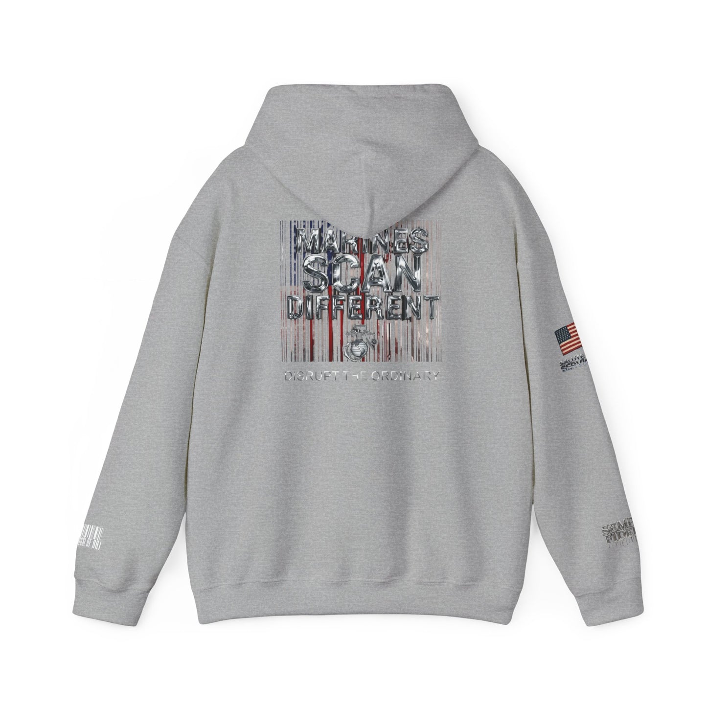 Marines Scan Different Hoodie Sweatshirt for Freedom Lovers, Unisex Casual Gear, Perfect for Veterans Day, Memorial Day, Fourth of July [...]