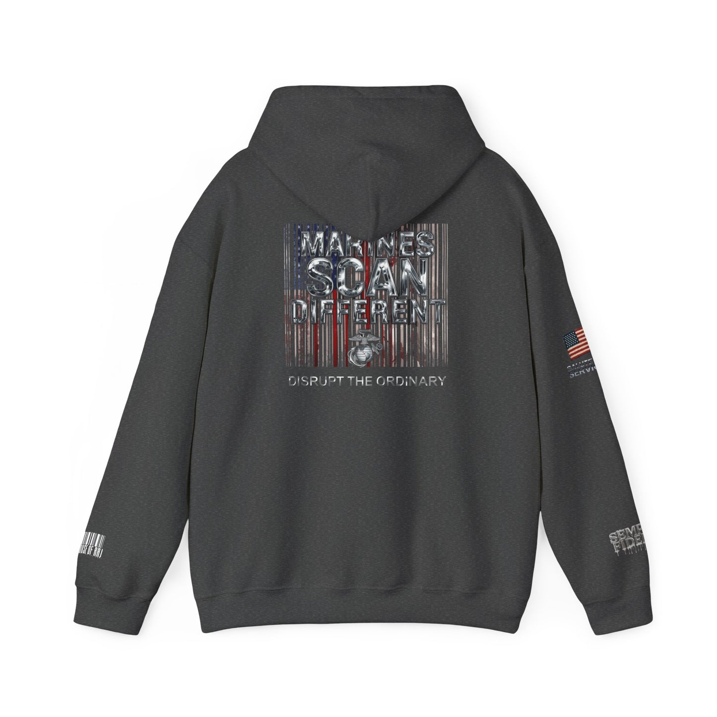 Marines Scan Different Hoodie Sweatshirt for Freedom Lovers, Unisex Casual Gear, Perfect for Veterans Day, Memorial Day, Fourth of July [...]
