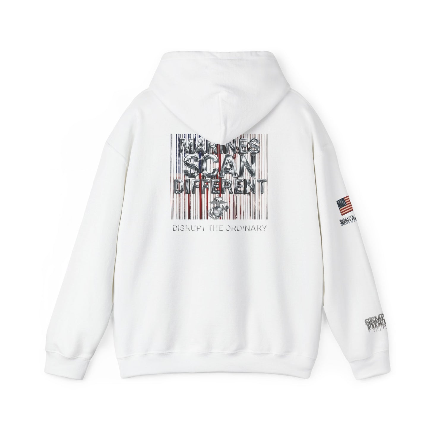 Marines Scan Different Hoodie Sweatshirt for Freedom Lovers, Unisex Casual Gear, Perfect for Veterans Day, Memorial Day, Fourth of July [...]