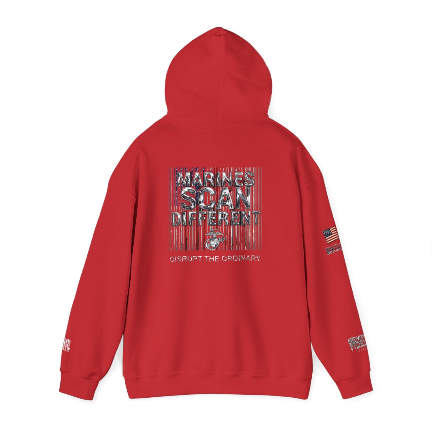 Marines Scan Different Hoodie Sweatshirt for Freedom Lovers, Unisex Casual Gear, Perfect for Veterans Day, Memorial Day, Fourth of July [...]