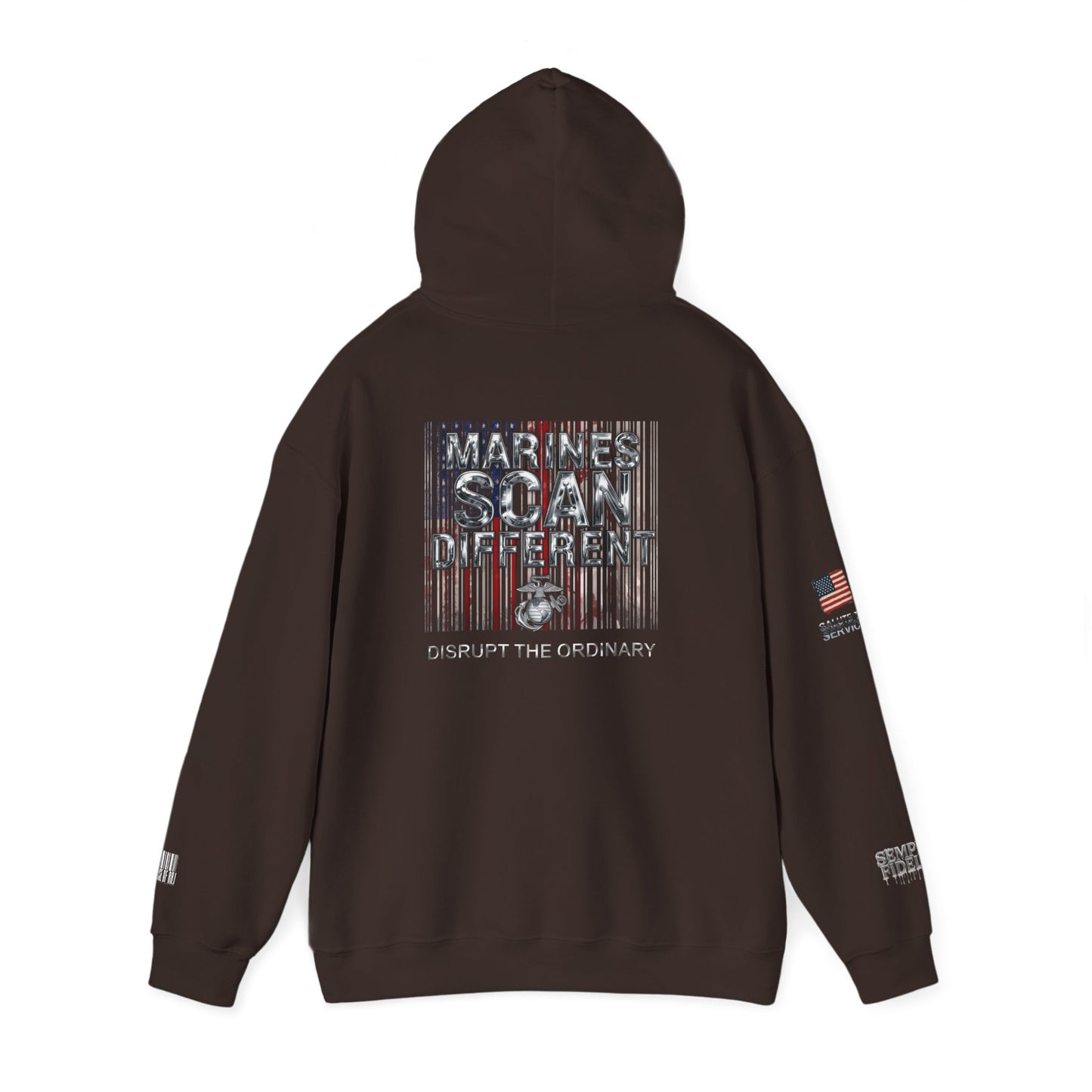 Marines Scan Different Hoodie Sweatshirt for Freedom Lovers, Unisex Casual Gear, Perfect for Veterans Day, Memorial Day, Fourth of July [...]
