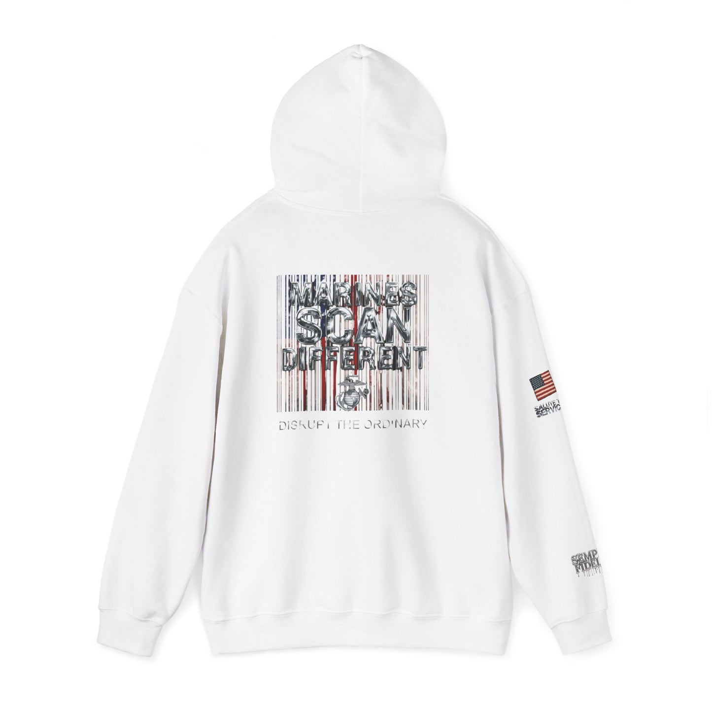 Marines Scan Different Hoodie Sweatshirt for Freedom Lovers, Unisex Casual Gear, Perfect for Veterans Day, Memorial Day, Fourth of July [...]