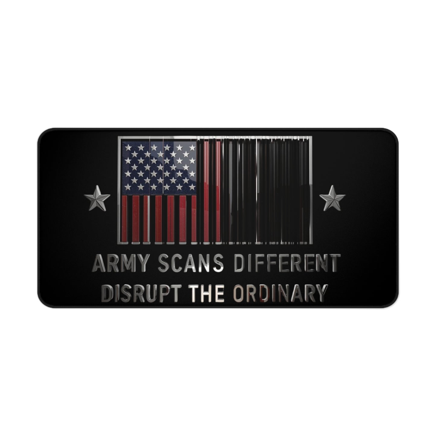 House of Raj Army Scans Different Desk Mat: Unique Army Scans Design, Stylish Office Decor, Gamer Gift, Patriotic Desk Accessory, Home Office Must-Have