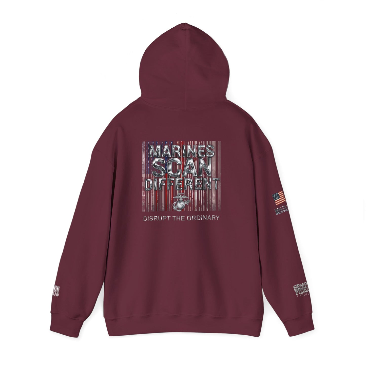 Marines Scan Different Hoodie Sweatshirt for Freedom Lovers, Unisex Casual Gear, Perfect for Veterans Day, Memorial Day, Fourth of July [...]