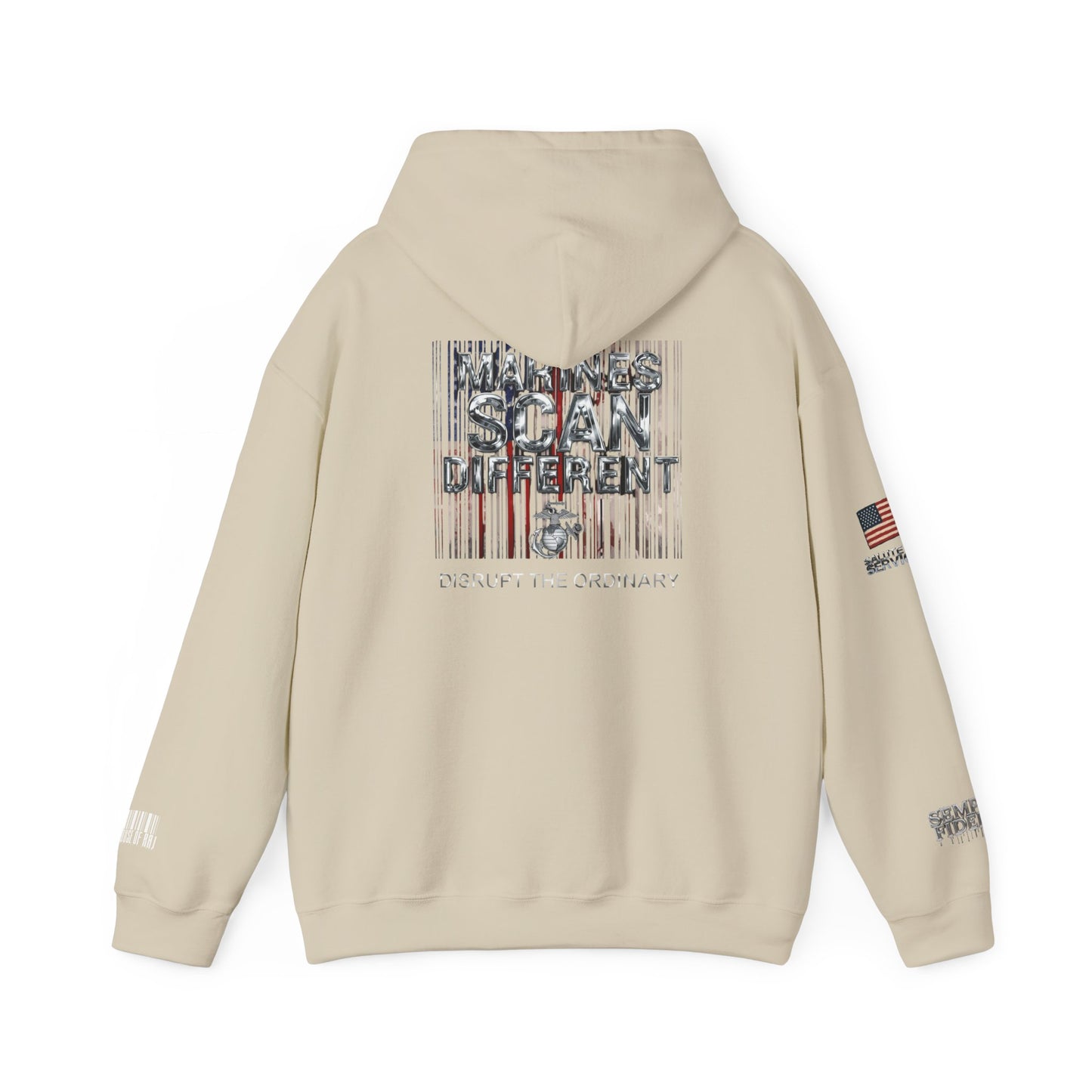 Marines Scan Different Hoodie Sweatshirt for Freedom Lovers, Unisex Casual Gear, Perfect for Veterans Day, Memorial Day, Fourth of July [...]
